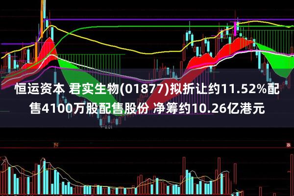 恒运资本 君实生物(01877)拟折让约11.52%配售4100万股配售股份 净筹约10.26亿港元